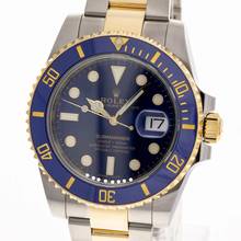 Thumbnail von Rolex Submariner Date 41 Steel Gold Blue – 126613lb – like NEW – 2022 Full Set Lc100