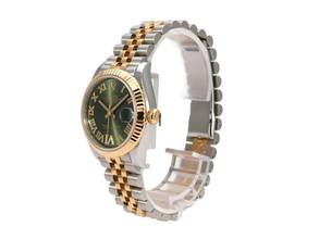 Thumbnail von Rolex Datejust 31 Oystersteel Gelbgold Ref. 278273 Olivgrün Römisch Diamant Jubile-Band