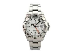 Thumbnail von Rolex Explorer II 42 Edelstahl 216570 weißes Zifferblatt