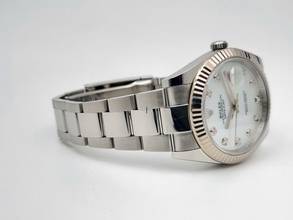 Thumbnail von Rolex Datejust 41 MOP dial Perlmutt Diamond Full Set 2023 Germany