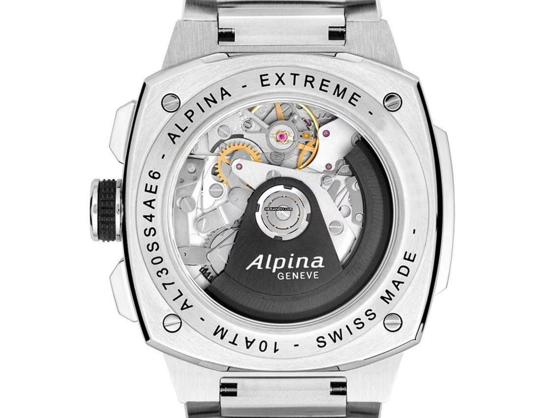 Thumbnail von Alpina Alpiner Extreme Stahl Automatik Chronograph Armband Stahl 41mm Ref.AL-730NS4AE6B Box&Pap. Full Set Neu Alpiner Extreme Chronograph