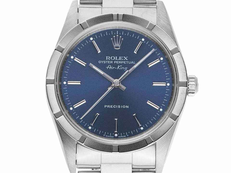  Rolex Air King Ref.14010 1996 original Box sehr gut Vintage Air King Stahl 