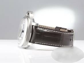 Thumbnail von Panerai Luminor Marina 1950 3 Days Automatic Pam00523 Edelstahl Automatik Stahl Leder Steel White Dial