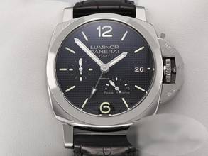 Thumbnail von Panerai Luminor 1950 3 Days GMT Power Reserve Automatic Pam00537 2016 Automatik Stahl Steel Black Dial