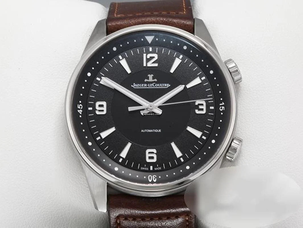  Jaeger-LeCoultre Polaris Automatic 2022 Q9008471 841.8.37.s Edelstahl Stahl Steel Black Dial 