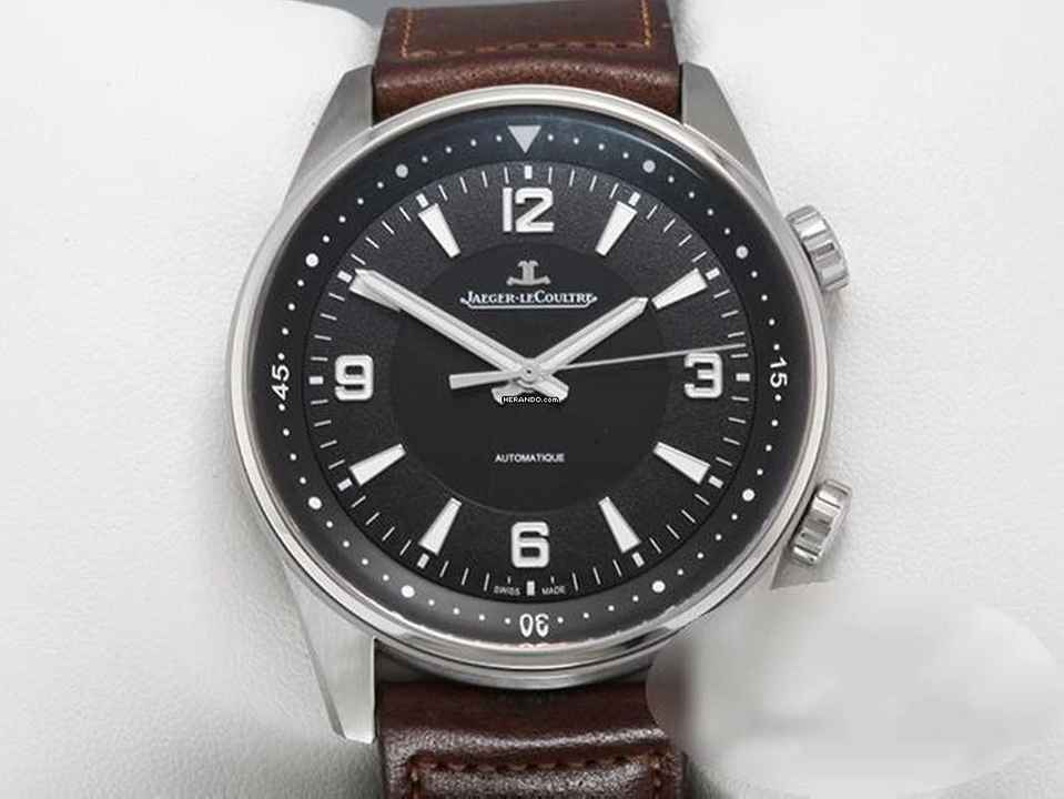 Jaeger-LeCoultre Polaris Automatic 2022 Q9008471 841.8.37.s Edelstahl Stahl Steel Black Dial 