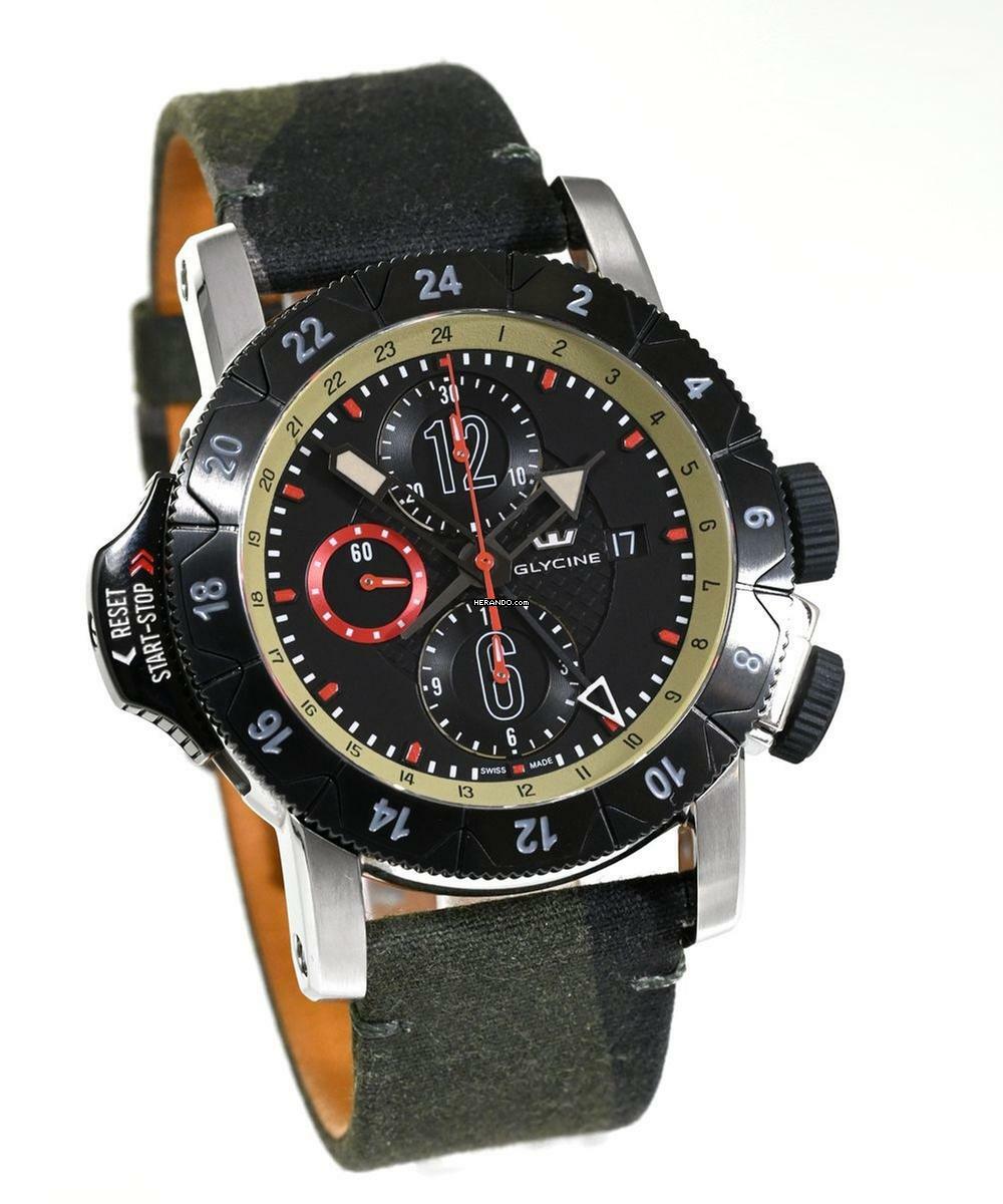 Glycine Airman Airfighter Camouflage 3921.396.TB22 (NOS)