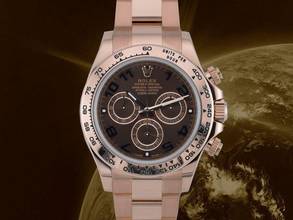 Thumbnail von Rolex Daytona Cosmograph Daytona 116505 Rose Gold Chocolate Arabic Dial Full Set 2017