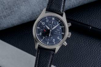 Thumbnail von IWC Fliegeruhr Chronograph Schaffhausen Fliegeruhr Chronograph Automatik Stahl Ref. IW371701