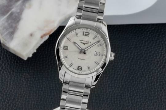  Longines Conquest Classic Automatik Edelstahl Herrenuhr Ref. L2.785.4 