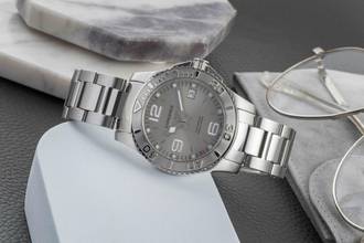 Thumbnail von Longines HydroConquest Hydro Conquest Edelstahl Automatik Herrenuhr Ref. L3.664.4 B&P 2011