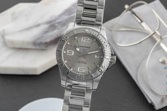 Thumbnail von Longines HydroConquest Hydro Conquest Edelstahl Automatik Herrenuhr Ref. L3.664.4 B&P 2011