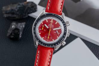 Thumbnail von Omega Speedmaster Reduced Red Michael Schumacher Chronograph Ref. 3510.61