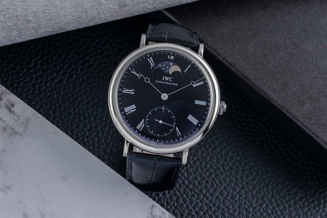  IWC Portofino Handaufzug Vintage Portofino Moonphase Handaufzug Stahl Herrenuhr Ref. IW544801 