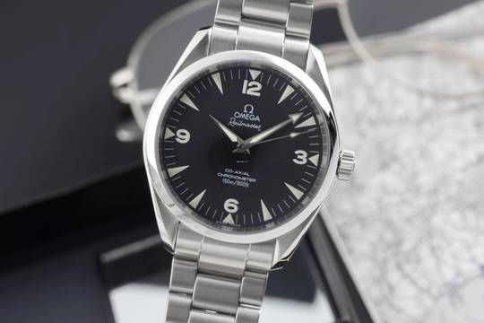  Omega Seamaster Railmaster Aqua Terra Co-Axial Automatik 2502.52.00 B&P 