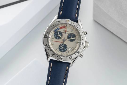  Breitling Transocean Chronograph Edelstahl Herrenuhr Ref. A53040.1 