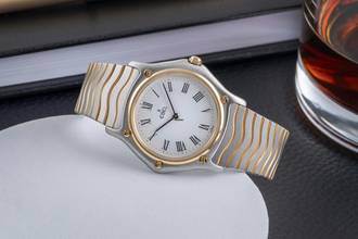 Thumbnail von Ebel Classic Wave Stahl / Gold Quarz Damenuhr Ref. 181909 Klassiker