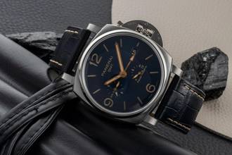 Thumbnail von Panerai Luminor Due GMT Power Reserve Titan Automatik Ref. PAM00964 B&P