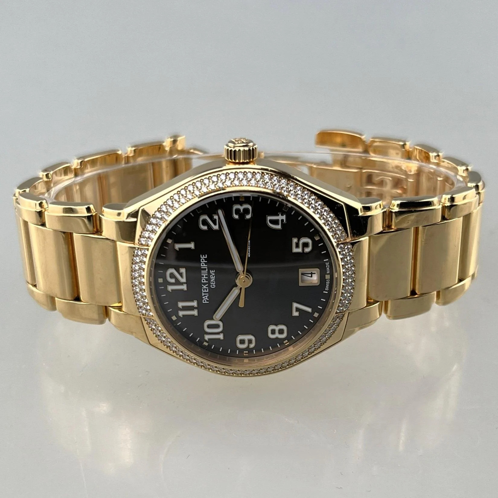 Thumbnail von Patek Philippe Twenty~4 18K Rose Gold Diamantlünette Box Papiere Full Set Erstbesitz