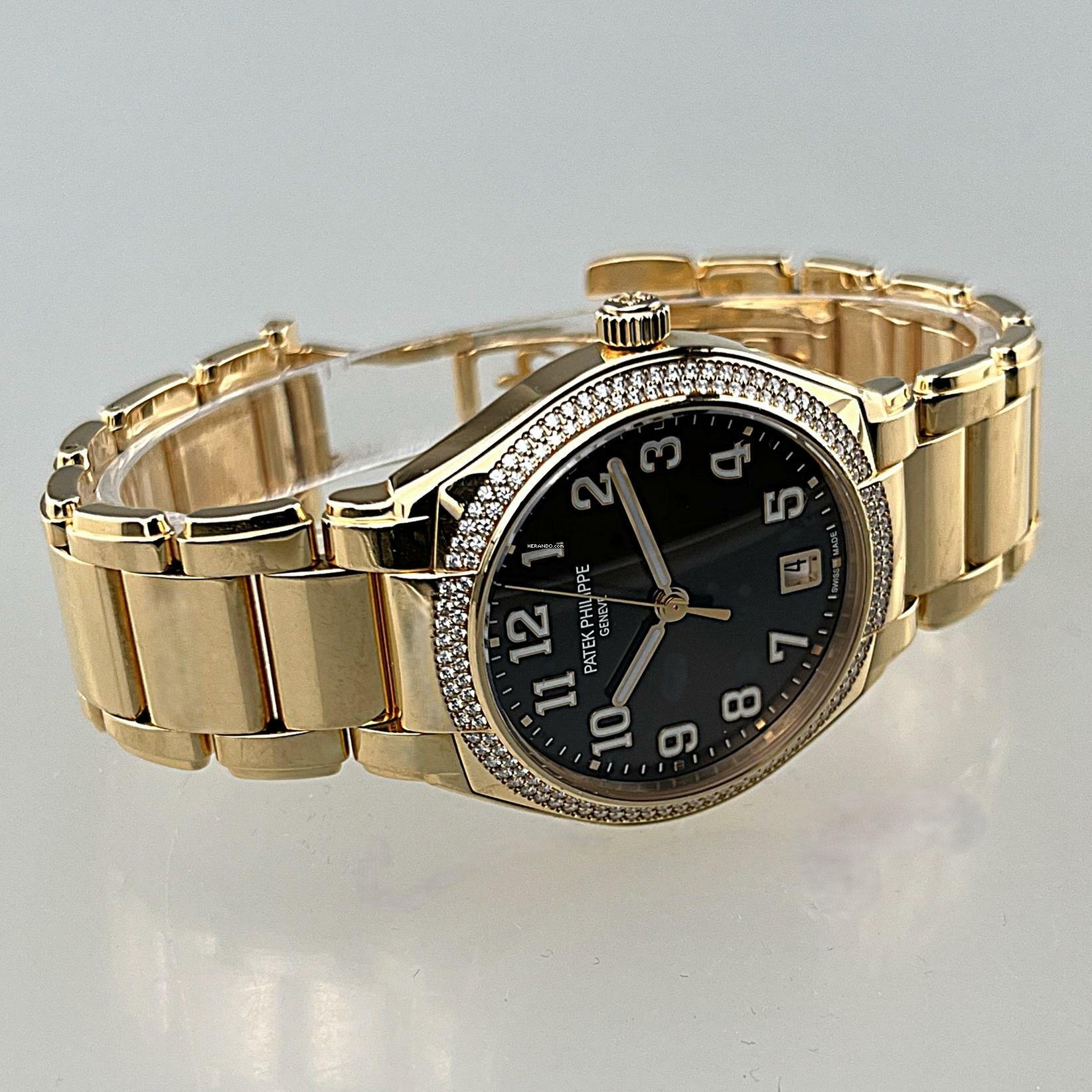 Thumbnail von Patek Philippe Twenty~4 18K Rose Gold Diamantlünette Box Papiere Full Set Erstbesitz