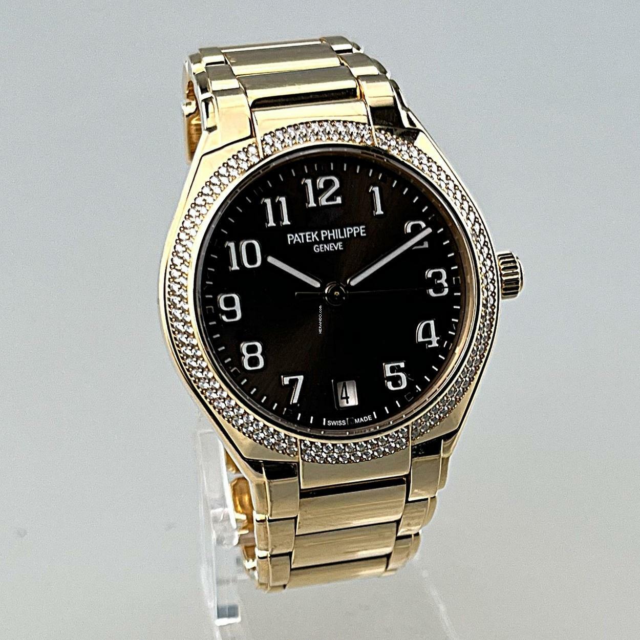 Thumbnail von Patek Philippe Twenty~4 18K Rose Gold Diamantlünette Box Papiere Full Set Erstbesitz