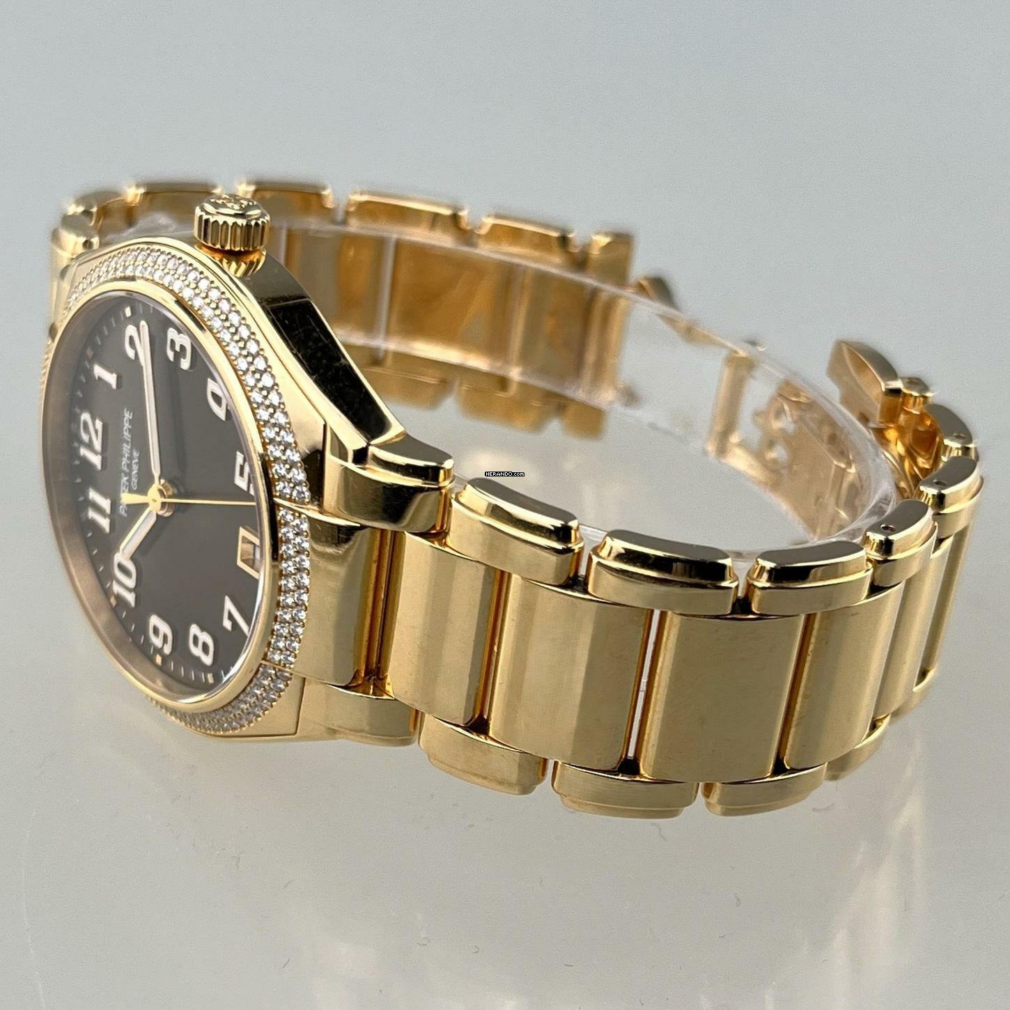Thumbnail von Patek Philippe Twenty~4 18K Rose Gold Diamantlünette Box Papiere Full Set Erstbesitz
