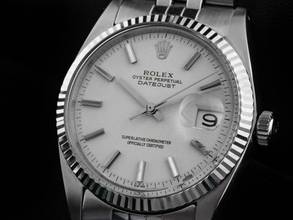 Thumbnail von Rolex Datejust 36 Ref.1601 1968 Box&Beschreibung sehr gut Vintage Datejust Stahl 18kt Weißgold