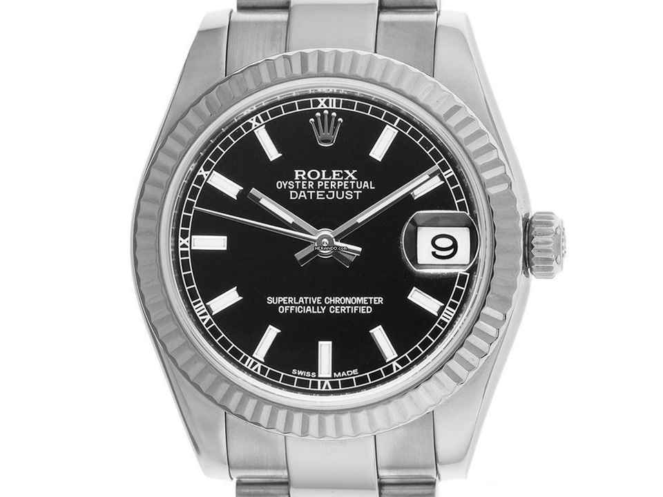  Rolex Datejust 31 Medium Ref.178274 2010 Full Set sehr gut Vintage Datejust Medium Stahl 18kt Weißgold 