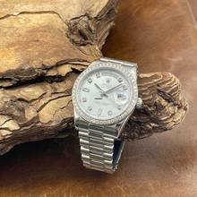 Thumbnail von Rolex Day-Date 36 Day-Date I 36 Platin ICEBLUE Diamond - FULLSET 2008 LC100 - Ref. 118206 Diamond Dial (FACTORY) and Diamond Bezel (AFTERMARKET)