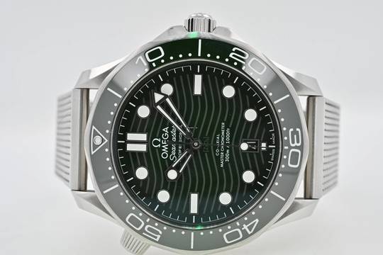  Omega Seamaster Diver 300 M Professional 300M 21030422010001 Green Grün Milanaise 