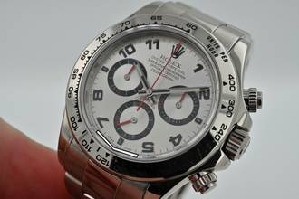 Thumbnail von Rolex Daytona Cosmograph Racing Dial 18k WG White Gold Rehaut LC160 116509