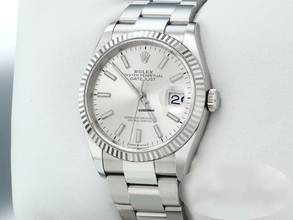 Thumbnail von Rolex Datejust 36 Ungetragen Rolex Datejust 36 126234 2023 Stahl Weissgold 750 Automatik Stainless Steel 18kt White Gold Oyster-band Chronometer