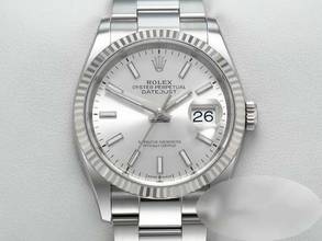 Thumbnail von Rolex Datejust 36 Ungetragen Rolex Datejust 36 126234 2023 Stahl Weissgold 750 Automatik Stainless Steel 18kt White Gold Oyster-band Chronometer