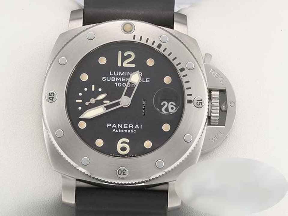  Panerai Submersible 1950 44mm Pam00243 2008 Edelstahl Automatik Stahl 