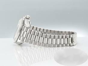 Thumbnail von Rolex Lady-Datejust 26mm Platin 950 Diamanten 2001 Automatik Platinum Damenuhr Chronometer Oyster President-band