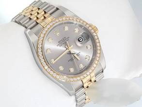 Thumbnail von Rolex Datejust 36 36mm 116243 2017 Stahl Gelbgold 750 Diamanten Automatik Stainless Steel 18kt Yellow Gold Jubilé-band Chronometer Oyster