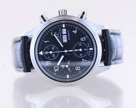 Thumbnail von IWC Fliegeruhr Chronograph Der Fliegerchronograph schwarz Day Date black Pilot Klassiker Top