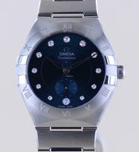 Thumbnail von Omega Constellation Petite Seconde blue Diamond Dial 8802 Master Chronometer 34mm Petit Second B+P