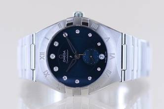 Thumbnail von Omega Constellation Petite Seconde blue Diamond Dial 8802 Master Chronometer 34mm Petit Second B+P