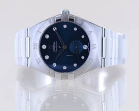 Thumbnail von Omega Constellation Petite Seconde blue Diamond Dial 8802 Master Chronometer 34mm Petit Second B+P