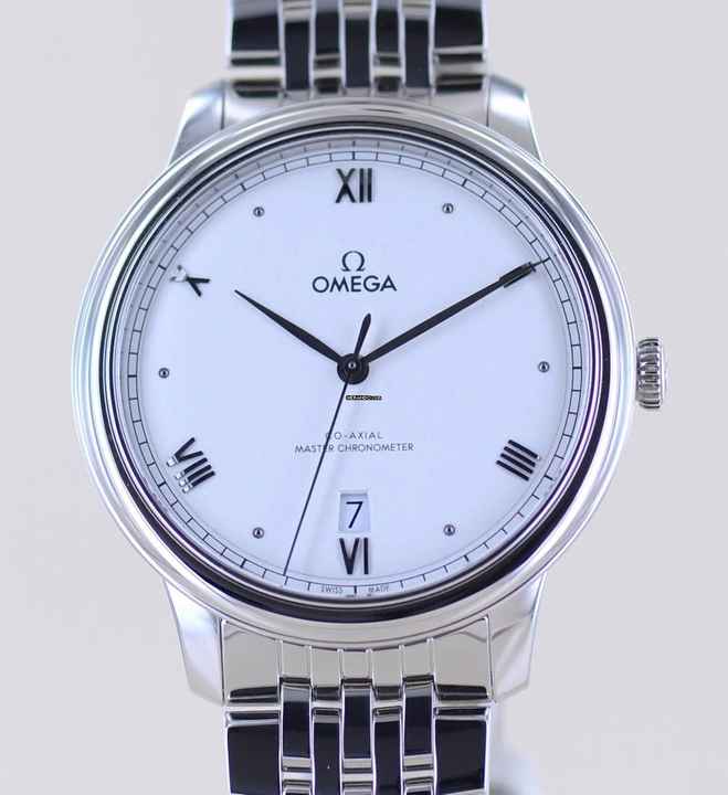  Omega De Ville Prestige Co-Axial Master Chronometer Date 40mm roman dial B+P 