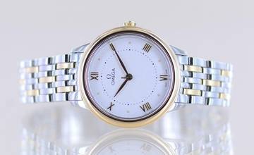 Thumbnail von Omega De Ville Prestige Stahl Gold Silver-Dial Dresswatch Lady's B+P