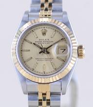 Thumbnail von Rolex Lady-Datejust Stahl Gold Champagner Tapestry dial Jubiléband 26mm Klassiker