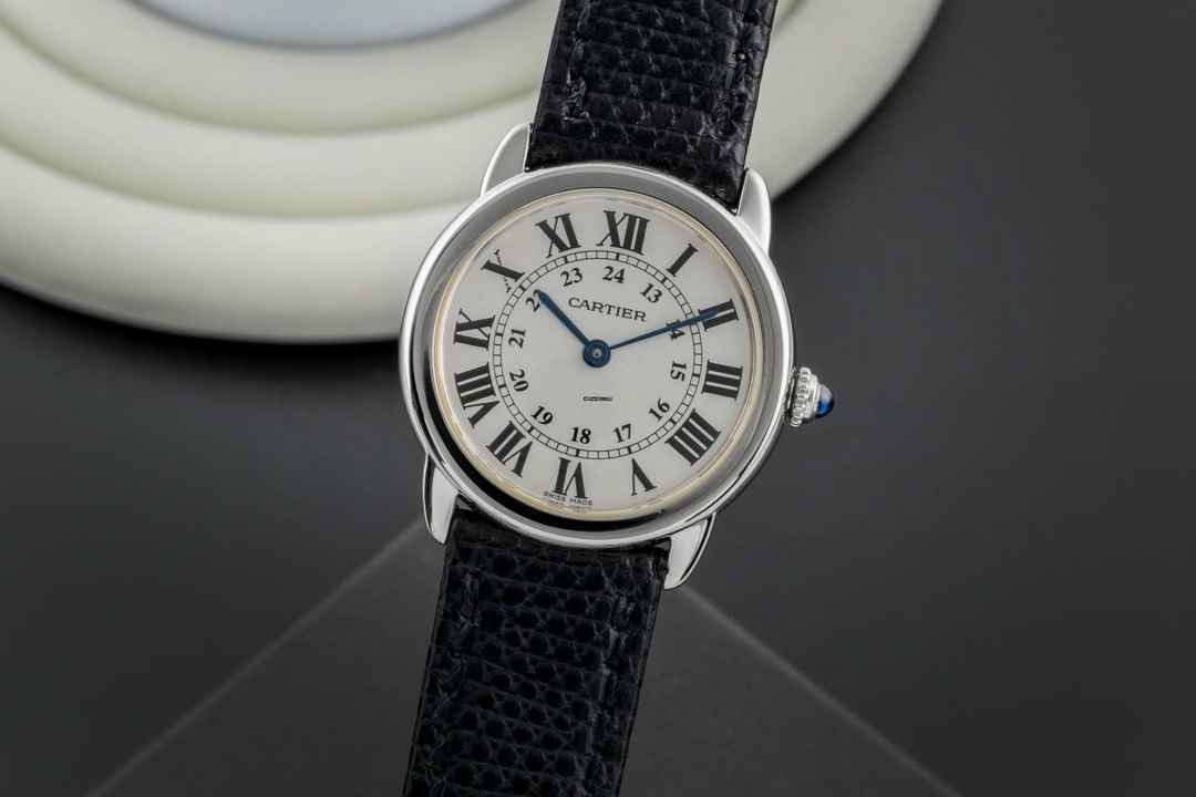  Cartier Ronde Solo de Cartier Edelstahl Quarz Damenuhr Ref. W6700155 2933 