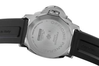 Thumbnail von Panerai Luminor Marina Logo 3 Days Stahl Handaufzug Herrenuhr Ref. PAM00777