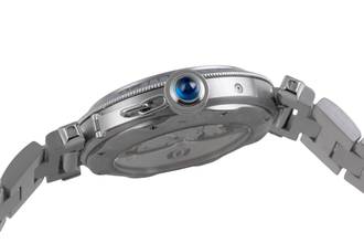 Thumbnail von Cartier Pasha GMT Power Reserve Automatik Stahl Herrenuhr Ref. W31037H3 2388