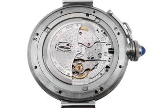 Thumbnail von Cartier Pasha GMT Power Reserve Automatik Stahl Herrenuhr Ref. W31037H3 2388