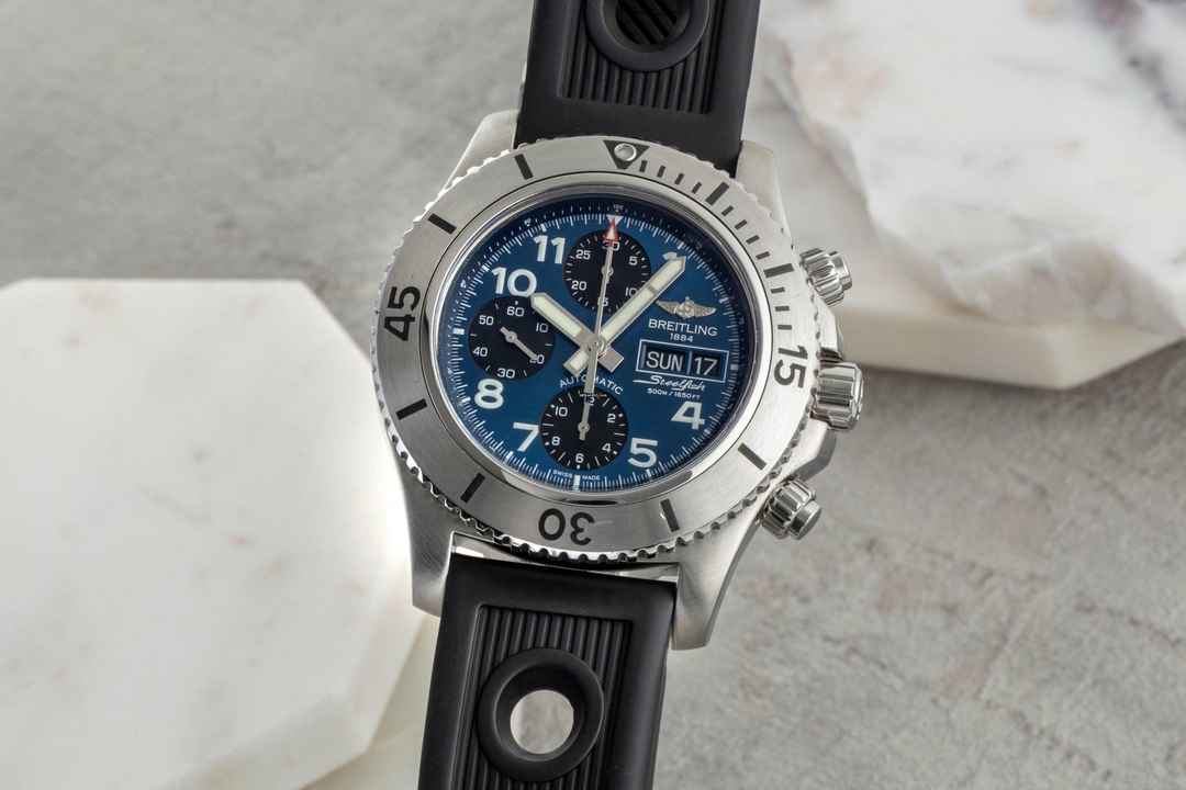  Breitling Superocean Chronograph Steelfish Automatik Stahl Herrenuhr Ref. A13341 