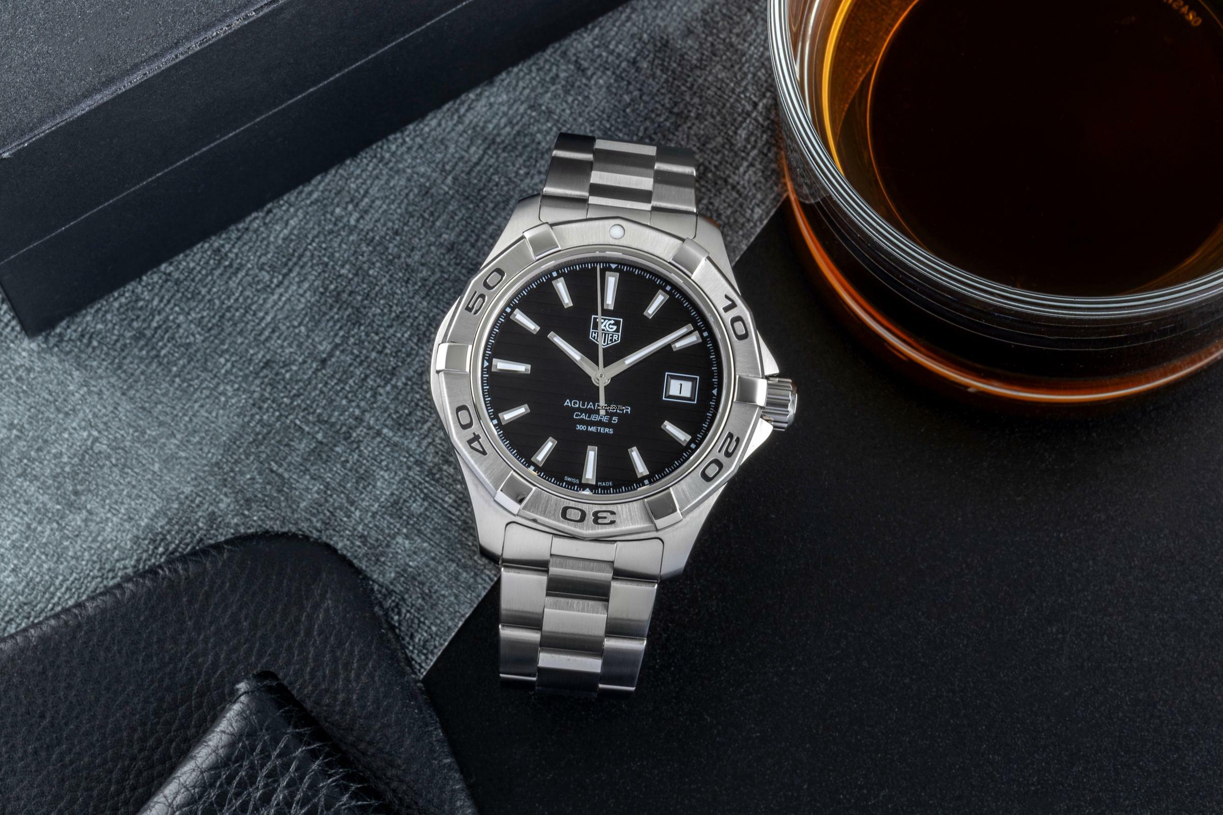  TAG Heuer Aquaracer 300M Automatik Calibre 5 Edelstahl Herrenuhr Ref. WAP2010 