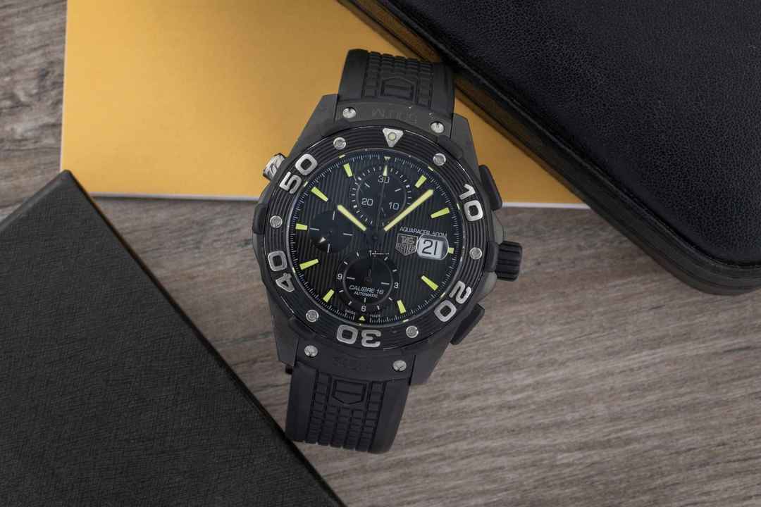  TAG Heuer Aquaracer 500M Chronograph Titan Automatik Herrenuhr Ref. CAJ2180-2 